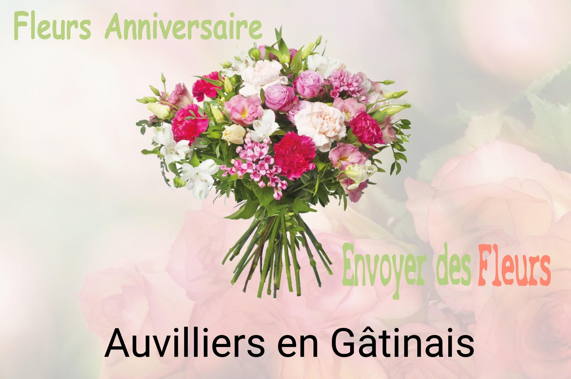 Bouquet de fleurs d’anniversaire livré à Auvilliers-en-Gâtinais