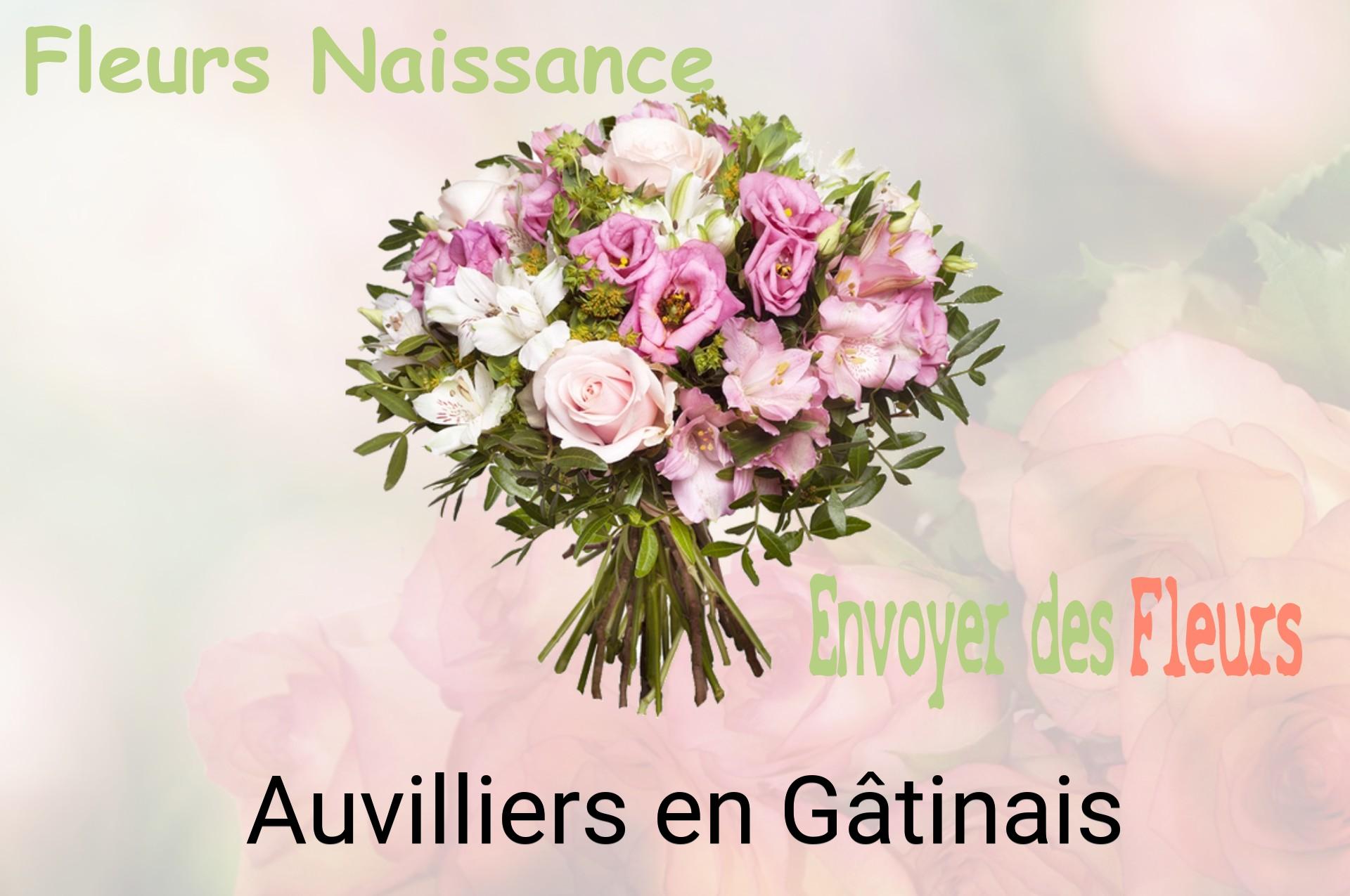 Bouquet de fleurs de naissance livré à Auvilliers-en-Gâtinais
